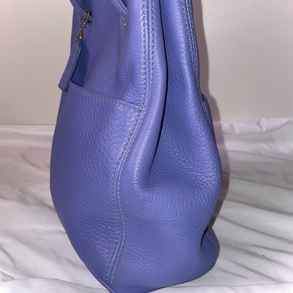 RARE Coach Vintage Sonoma Purple Periwinkle Leather Bag - Picture 8 of 15